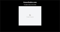 Desktop Screenshot of conordubin.com